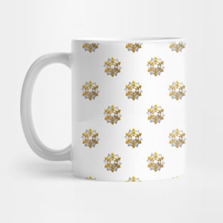 3-D Look Silver and Gold Metallic Gift Bows Mug